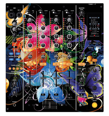 Pioneer DJ DJM 800 Skin Lotus Garden